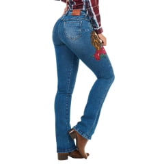 Calça Feminina Stabulos Bootcut Bordado Horse Ref. STB272