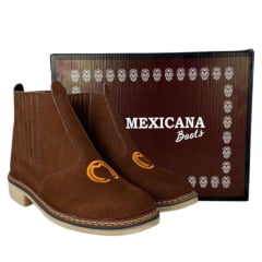 Botina Unissex La Mexicana Ferrugem - Ref. 24-7005 A