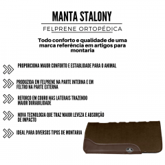 Manta Stalony Felprene Ortopédica Marrom Ref: 021