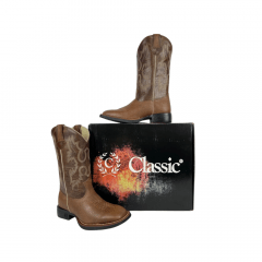 Bota Texana Masculina Classic Montana Boise/Café Ref: MTN-CL
