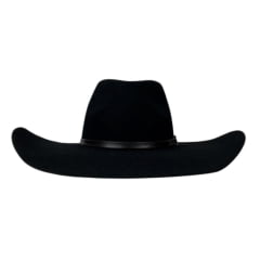 Chapéu Country Stetson Preto Carneira em Couro Ref. 64421