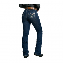 Calça Feminina Bill Way Jeans Bordada Com Brilho Ref. 000729