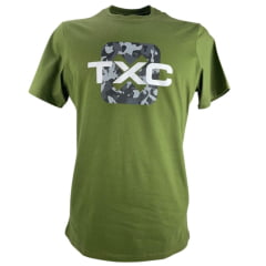 Camiseta Masculina TXC Custom Verde Militar Ref.191775