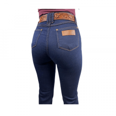 Calça Jeans Feminina Radade Reta Hot Blue II Ref: 002845