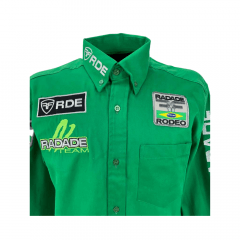 Camisa Masculina Radade Bordada BRDE Rodeo Verde