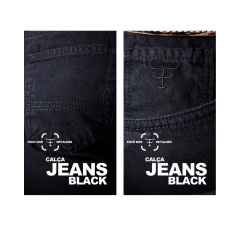 Calça Masculina Texas Farm Jeans Black Absolute - Ref.PDM015