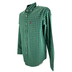 Camisa Masculina Txc Custom Manga Longa Xadrez Verde Ref: 29061L
