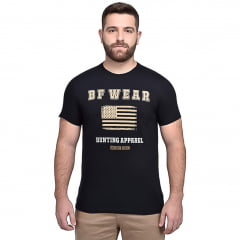 Camiseta Preta Masculina BF///MS American Wear -  Ref.CM609