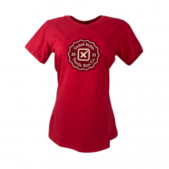 Camiseta Feminina Txc Custom Bordado Vermelha- Ref. 50255