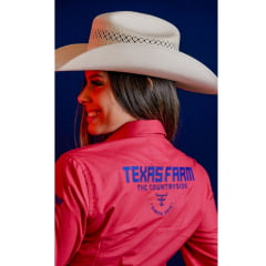 Camisa Feminina Country Texas Farm Competição - Ref.CAP007 - Escolha a cor