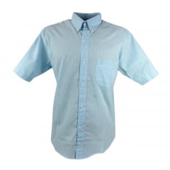 Camisa Masculina Classic M. Curta Xadrez - Ref. CMCEX-CL-XDF