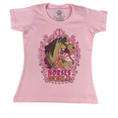 Camiseta Infantil Ox Horns Rosa - Ref. 5160