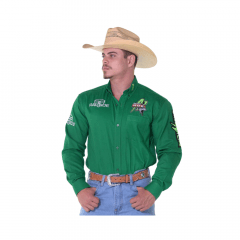 Camisa Masculina Bordada Radade Green Bull - Escolha a cor
