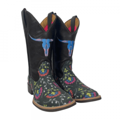 Bota Texana Feminina Os Moiadeiros Fóssil - Ref.MORS284 MORS287