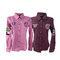 Camisa Feminina Texas Farm Para Competição - Ref. CAP003 - Escolha a cor