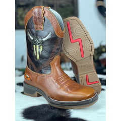 Bota Texana Masculina Vimar Café - Ref. 81338