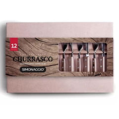 Conjunto Para Churrasco Simonaggio 12 Peças Ref: 9053400/12