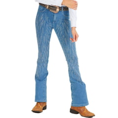 Calça Jeans Azul Feminina West Dust Bootcut - Ref.CL28295