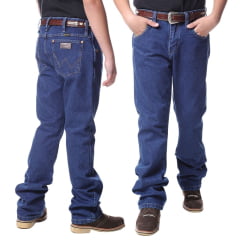 Calça Infantil Wrangler Jeans Azul Escuro - Ref. 13MWJDD