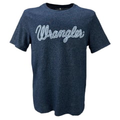 Camiseta Masculina Wrangler Azul Jeans -  Ref WM5506MA