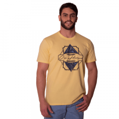 Camiseta Masculina Ox Horns Amarela - REF:1521
