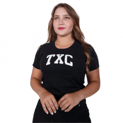 Camiseta Feminina TXC Custom Preto Ref: 4986