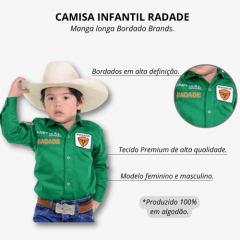 Camisa Infantil Radade Brands - Escolha a cor
