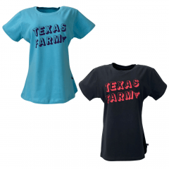 Camiseta Feminina Texas Farm Estampada. Ref CF188 - Escolha a cor