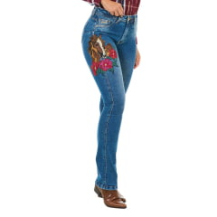 Calça Feminina Stabulos Bootcut Bordado Horse Ref. STB272