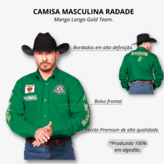 Camisa Masculina Bordada Radade Gold Team - Escolha a cor