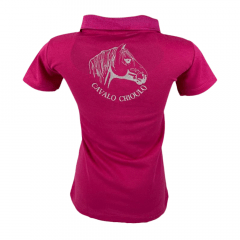 Camisa Polo Feminina Sentinela Cavalo Crioulo - Escolha a cor