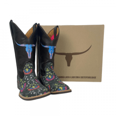 Bota Texana Feminina Os Moiadeiros Fóssil - Ref.MORS284 MORS287