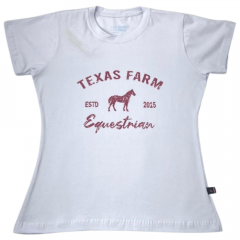 Camiseta Feminina Texas Farm Branca