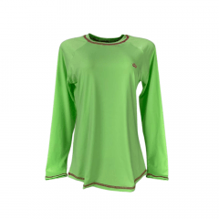 Camiseta Miss Country Proteção UV Verde Neon Ref: 00050