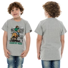 Camiseta Infantil Ox Horns Manga Curta Mescla Ref. 5200