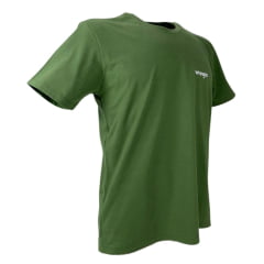 Camiseta Masculina Wrangler Básica Verde Musgo Ref WM5503 MU