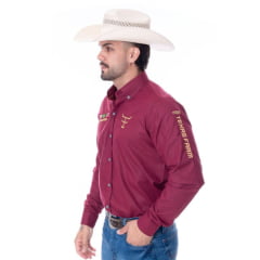 Camisa Masculina Texas Farm Manga Longa - Ref.CP007 - Escolha a cor