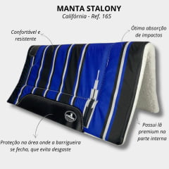 Manta Califórnia Azul Stalony - Ref. 165