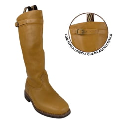 Bota Gaúcha Infantil ADS Couro Whisky Ref. 0536