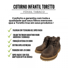 Coturno Infantil Toretto Fóssil Tabaco Ref.: Atlan 01 F:443