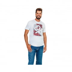 Camiseta Masculina Ox Horns Branco - Ref. 1600