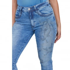 Calça Jeans Feminina Minuty Flare Brilho Cavalo - Ref.221249