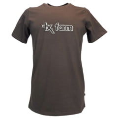 Camiseta Masculina Texas Farm Overtone Marrom Ref. CM418