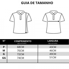 Camisa Polo Feminina TXC Cinza Bordado - Ref. 27125