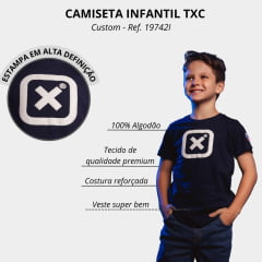 Camiseta Infantil Txc Custom Azul Marinho Ref.19742I