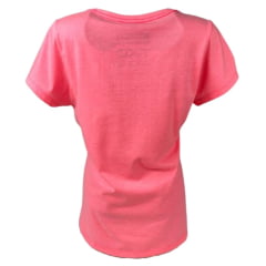 Camiseta Feminina TXC Custom-X Rosa Logo Metalica Ref. 50699