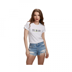 Camiseta Feminina Txc Custom Branco Ref. 50160