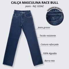 Calça Jeans Masculina Race Bull Tradicional - Ref. 020AZ