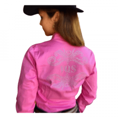 Camisa Feminina Os Vaqueiros Strass - Ref. V22-25025 - Escolha a cor