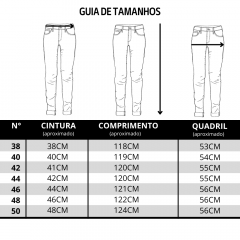 Calça Masculina Docks Jeans Branco Sarja Ref. 100621-0002